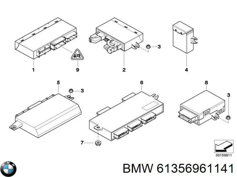 Módulo de interfaz de diagnóstico BMW 61356961141 precio, desde 659,49 EUR