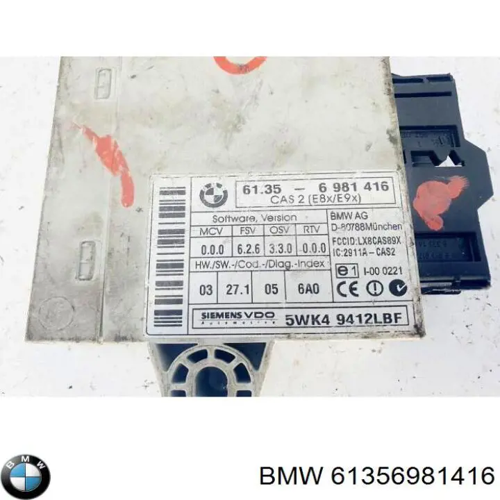Módulo de control del inmovilizador BMW 61356981416 precio, desde 56,63 EUR