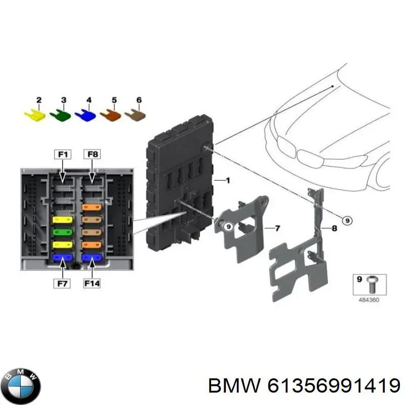  BMW 61356991419 precio, desde 918,98 EUR