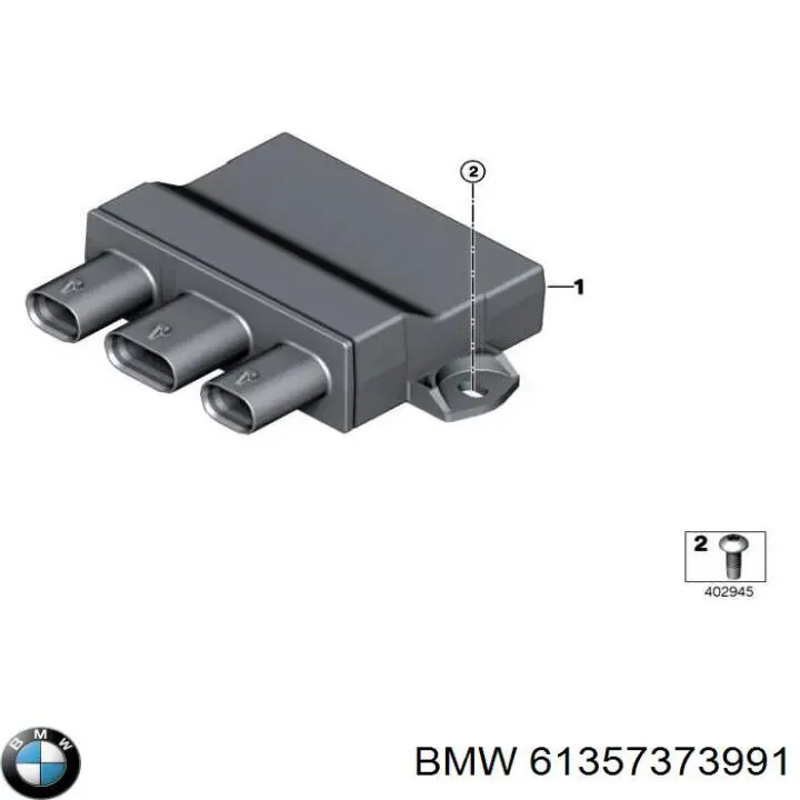 Sensor de apertura de maletero BMW 61357373991