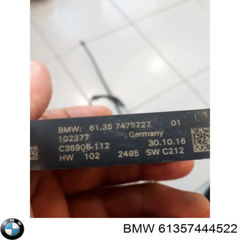 Módulo de control de apertura de la tapa del maletero BMW 61357443136