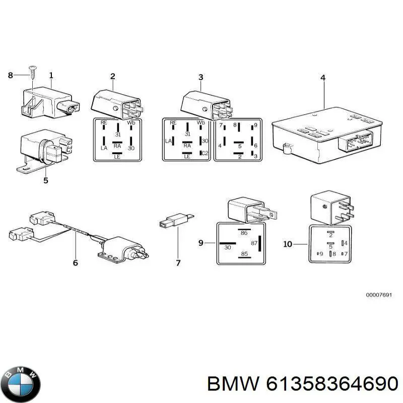  BMW 61358364690 precio, desde 9,26 EUR