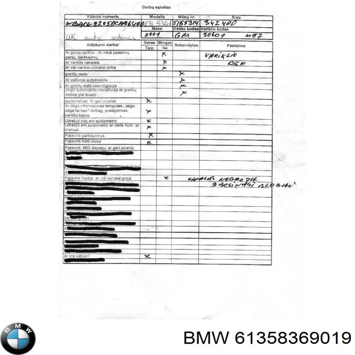 Comprar 61358369019 BMW Módulo de enganche de remolque
