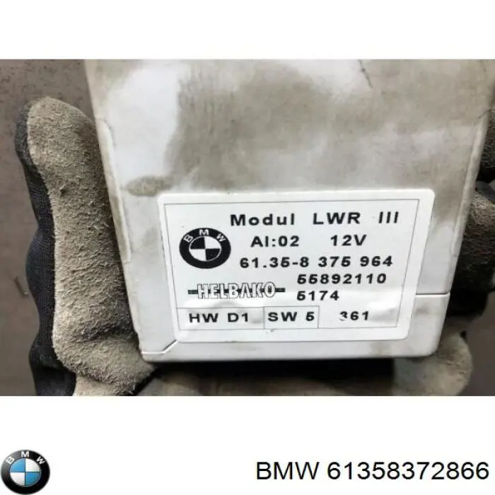 Unidad de control, faro dinámico curva, derecha para BMW 5 (E39)