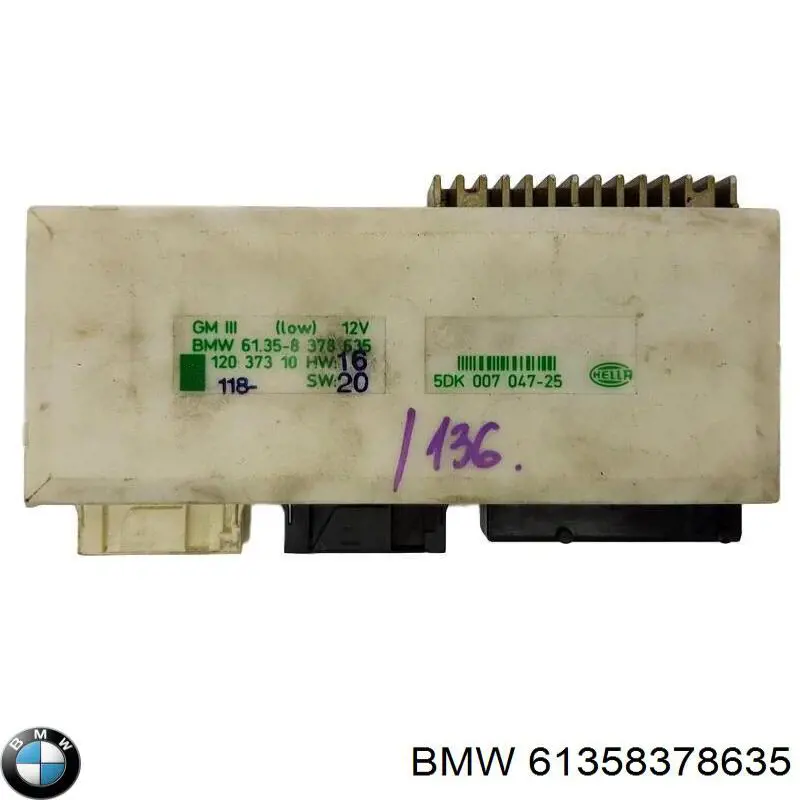Módulo de modos de calefacción/aire acondicionado BMW 61358378635 precio, desde 69,70 EUR