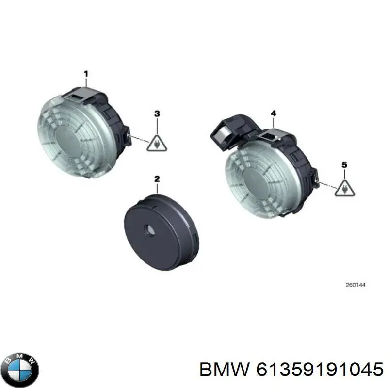 61359202014 BMW sensor de lluvia