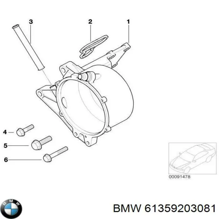 Módulo de control de verificación de lámparas 9192641 BMW