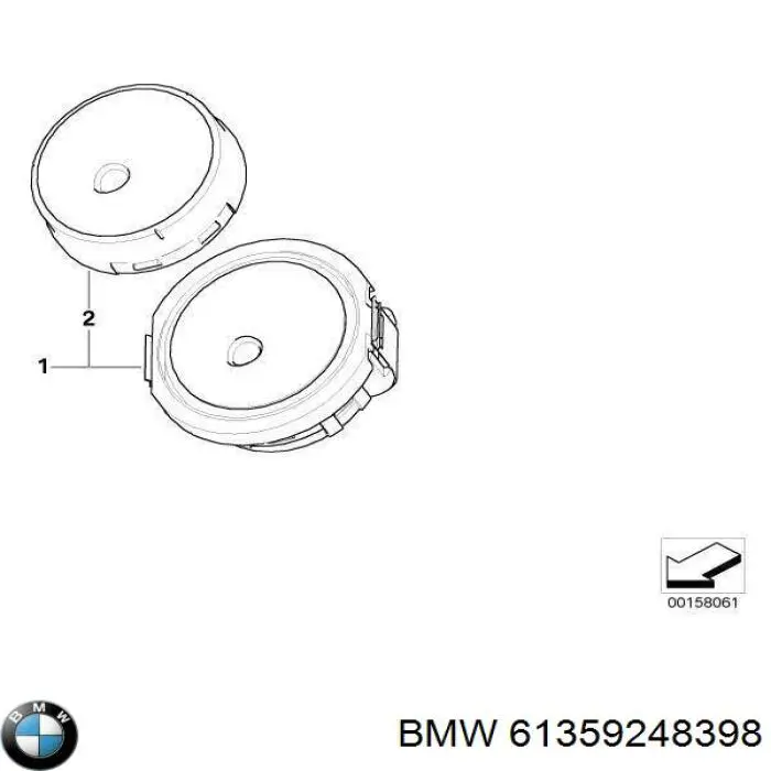 61359248398 BMW cinta para sensor de lluvia