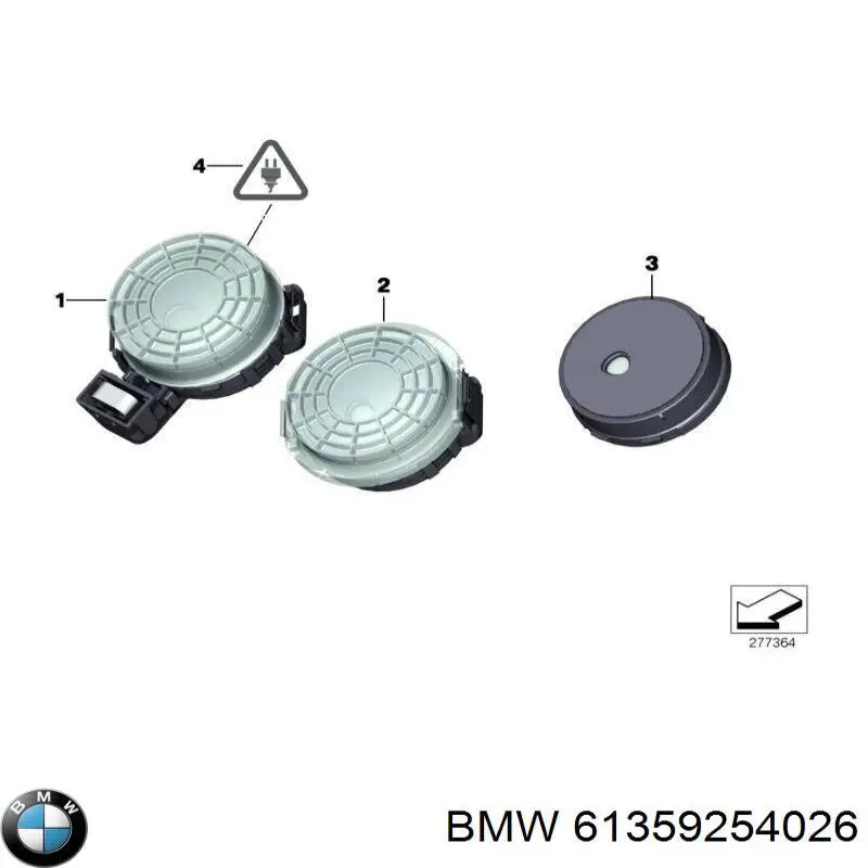 61359254026 BMW sensor de lluvia