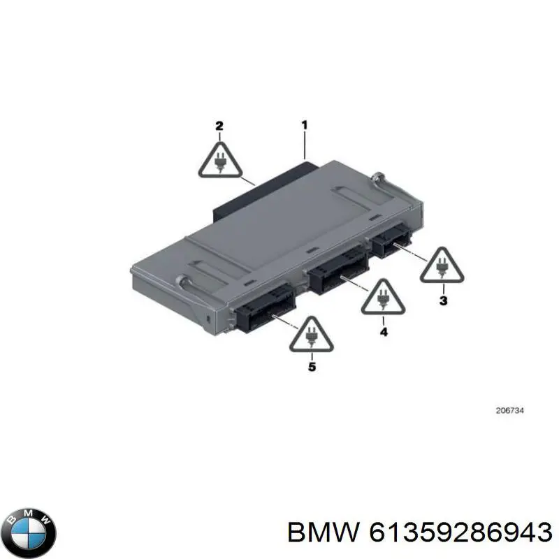 Comprar 61359345324 BMW Módulo de cierre centralizado