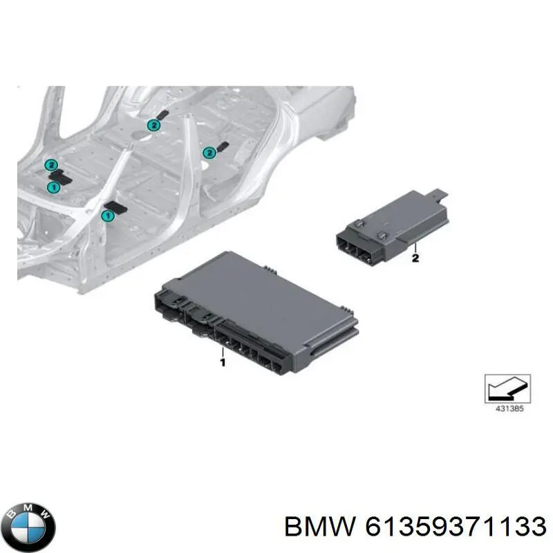 Módulo de control de la unidad electrónica del asiento delantero BMW 61359459684 precio, desde 263,97 EUR
