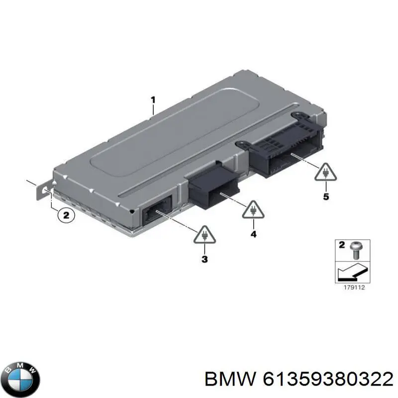 61359380322 BMW módulo de control, red de abordo