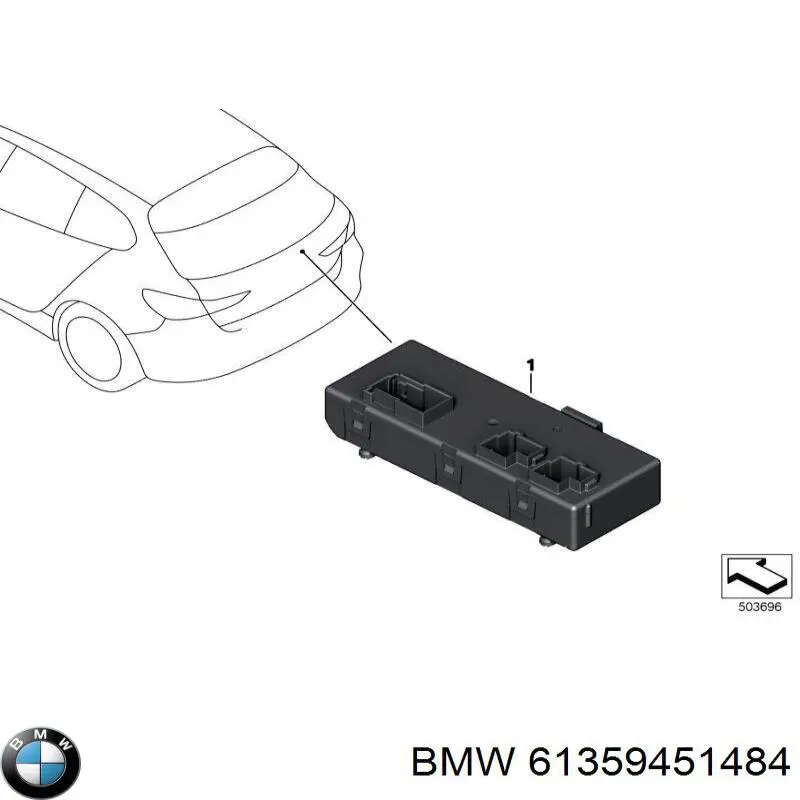 Unidad de control para abrir el maletero para BMW 7 (G11, G12)