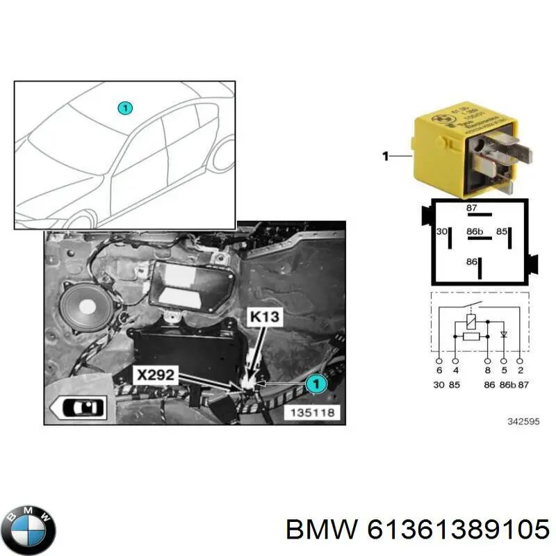  BMW 61361389105 precio, desde 29,16 EUR