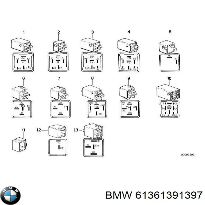 61361391397 BMW 