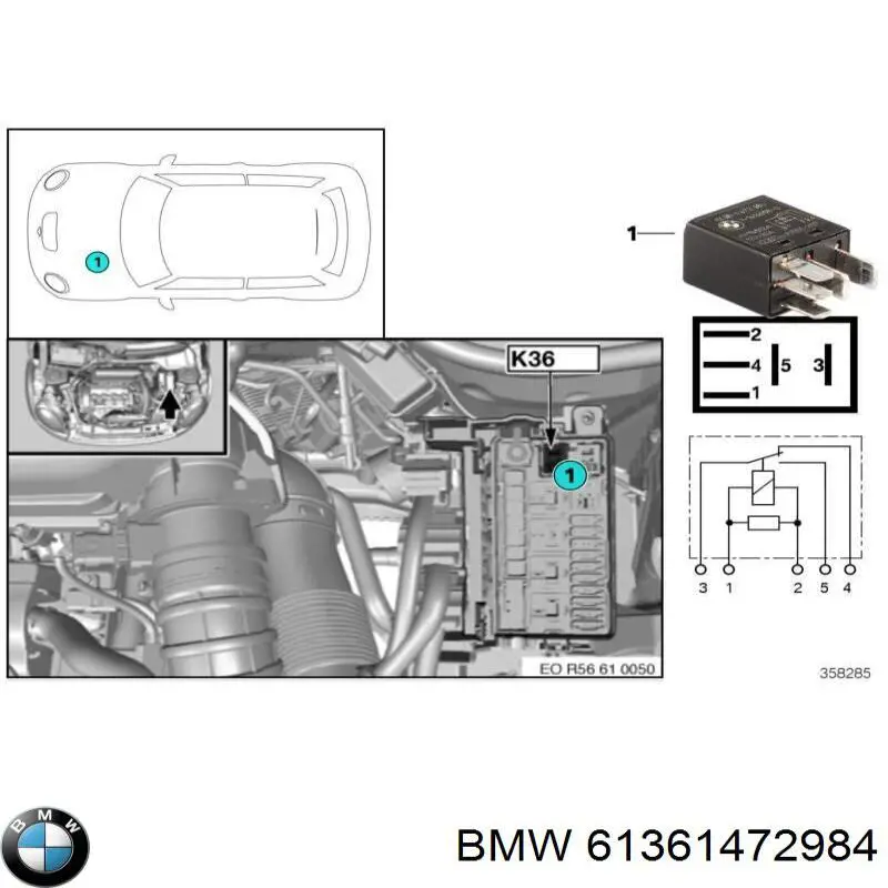 Comprar 61361472984 BMW 