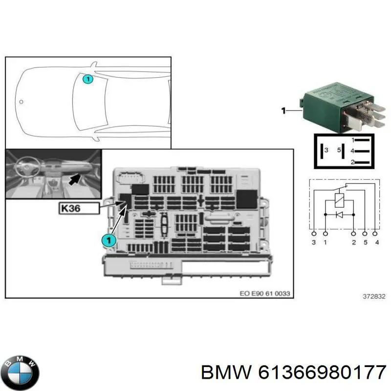 Relé ventilador AF08124 Alfa E-Parts