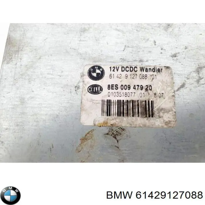 Convertidor de corriente continua 61429127088 BMW