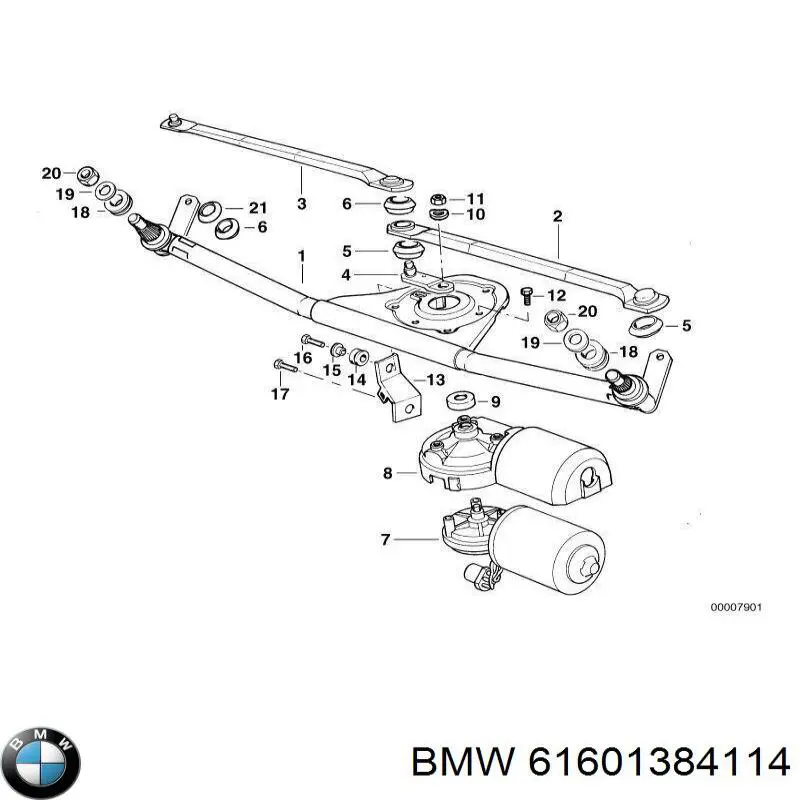 Comprar Varilla de limpiaparabrisas BMW 5  E34