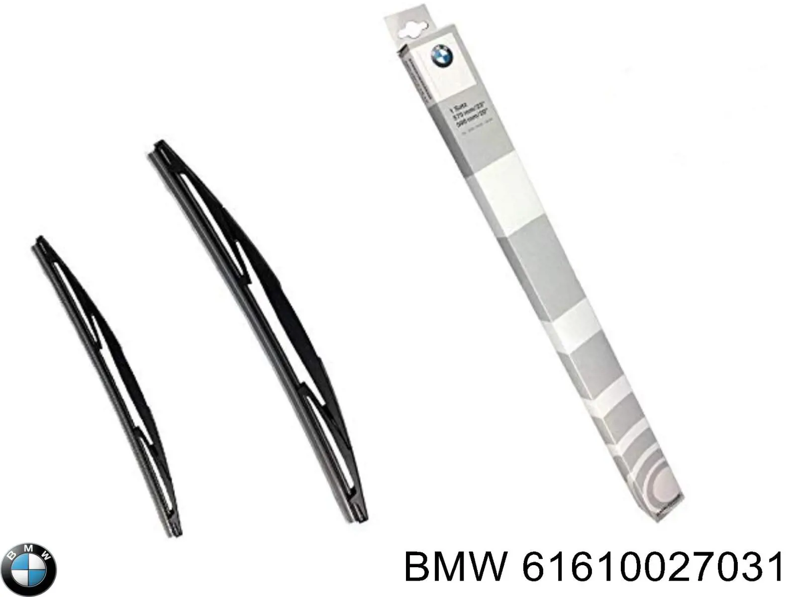 Juego de escobillas de luna delantera, 2 piezas para BMW X5 (E53)