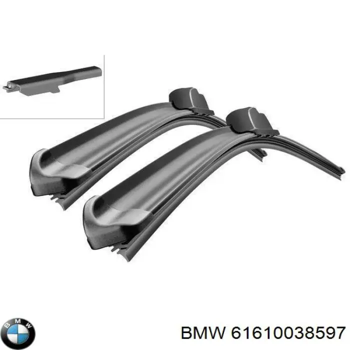 Escobillas delanteras BMW 61610038597 precio, desde 22,25 EUR