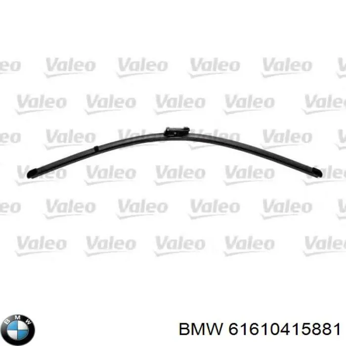 Limpiaparabrisas delanteras 61610415881 BMW