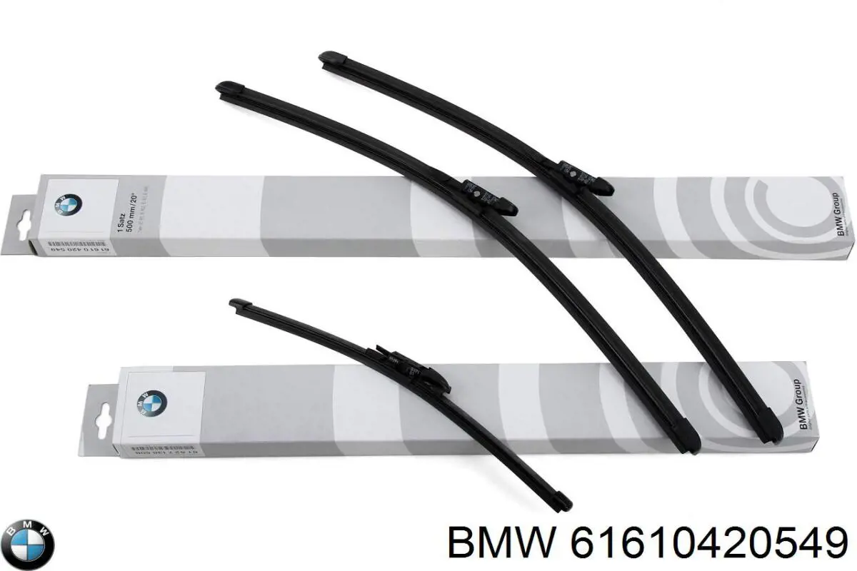 Escobillas de limpiaparabrisas delanteras BMW 61610420549