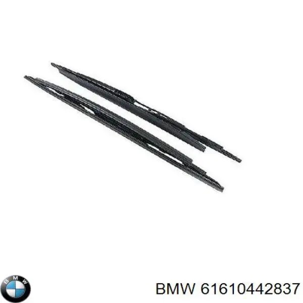 61610442837 BMW juego de limpiaparabrisas de luna delantera, 2 piezas