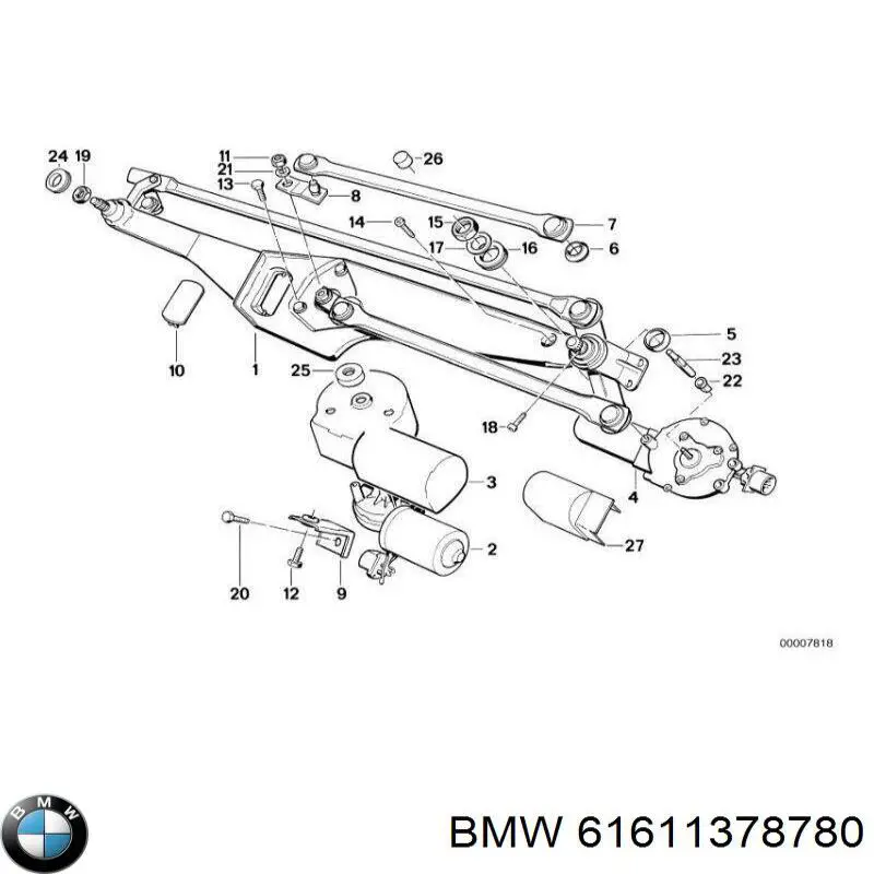 Comprar Varilla de limpiaparabrisas BMW 7  E32