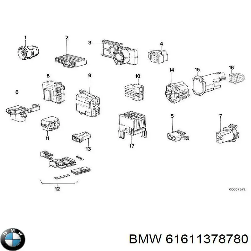Varillaje de limpiaparabrisas para BMW 7  E32