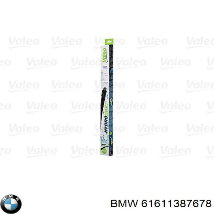 61611387678 BMW limpiaparabrisas de luna delantera copiloto