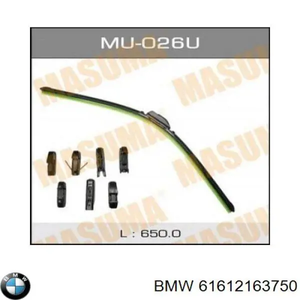 Escobillas delanteras BMW 61612163750 precio, desde 26,18 EUR