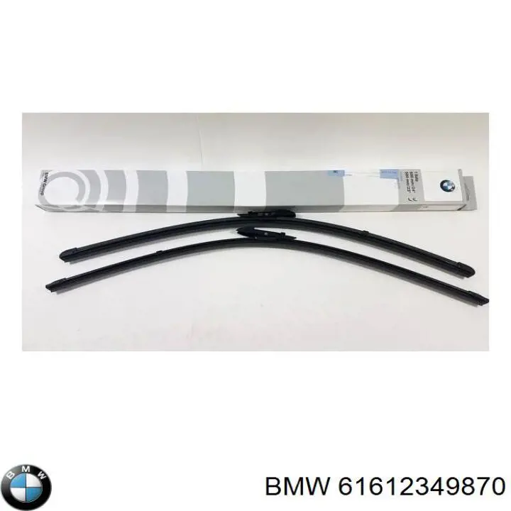 Escobillas de limpiaparabrisas delanteras BMW 61612349870