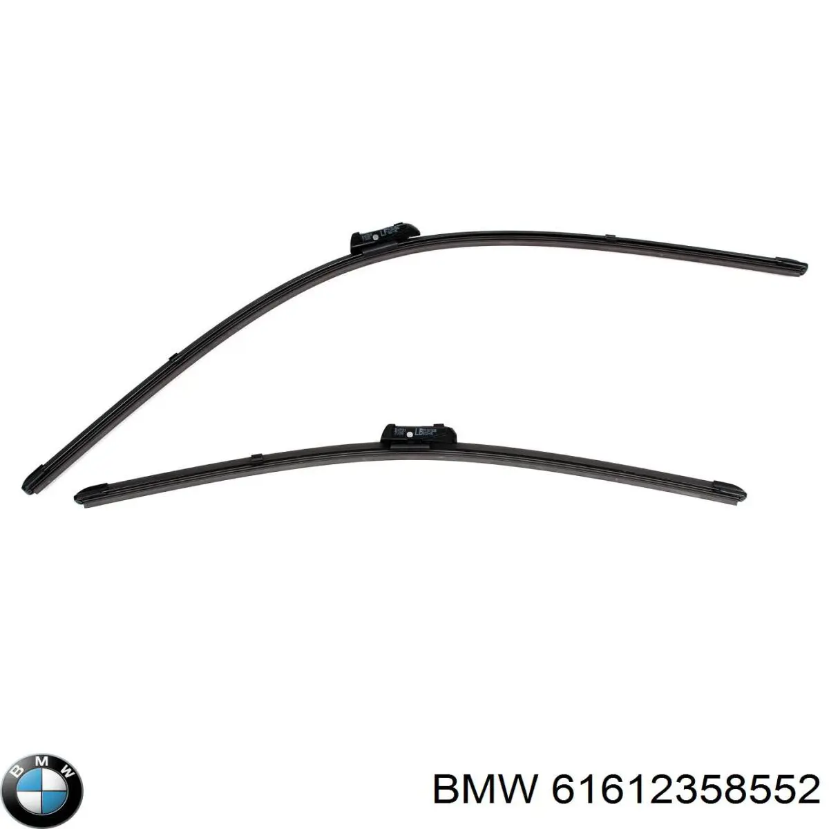 Comprar 61612358552 BMW Juego de escobillas de luna delantera, 2 piezas