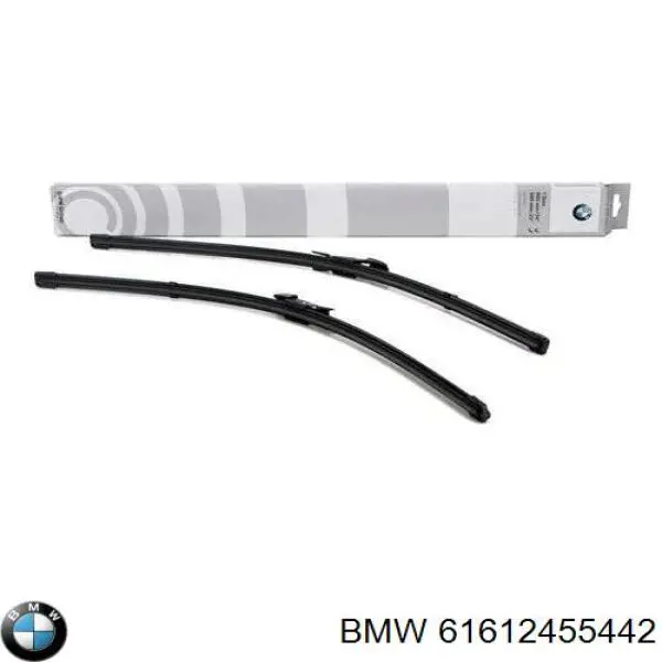 61612455442 BMW juego de limpiaparabrisas de luna delantera, 2 piezas