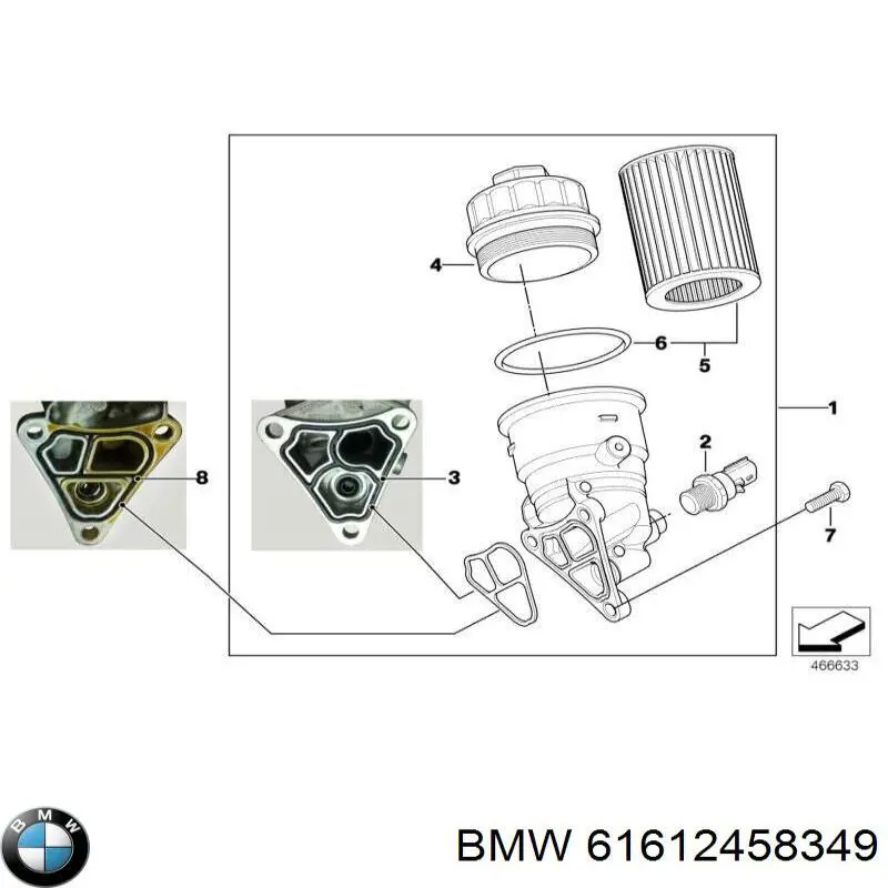 Escobillas de limpiaparabrisas delanteras BMW 61612458349
