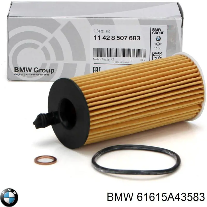 Escobillas de limpiaparabrisas delanteras BMW 61615A43583