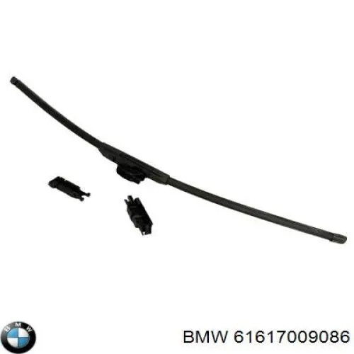 61617009086 BMW juego de limpiaparabrisas de luna delantera, 2 piezas