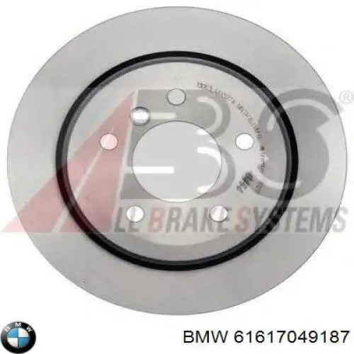 61617049187 BMW juego de limpiaparabrisas de luna delantera, 2 piezas