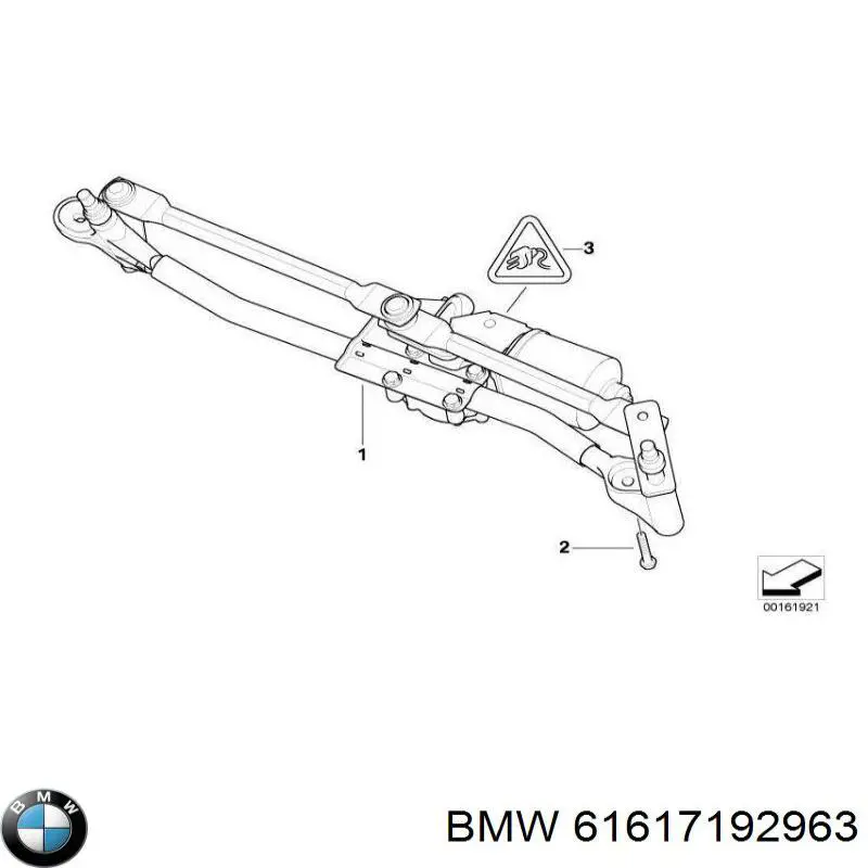 61617192963 BMW varillaje lavaparabrisas