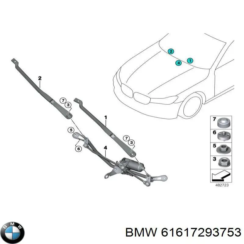  BMW 61617293753 precio, desde 13,55 EUR