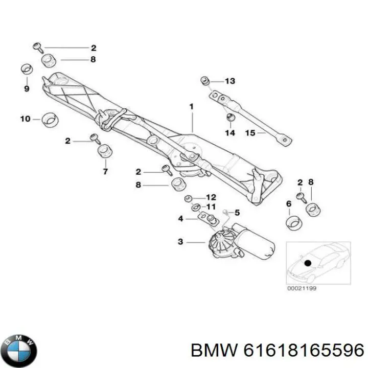  BMW 61618165596 precio, desde 13,79 EUR