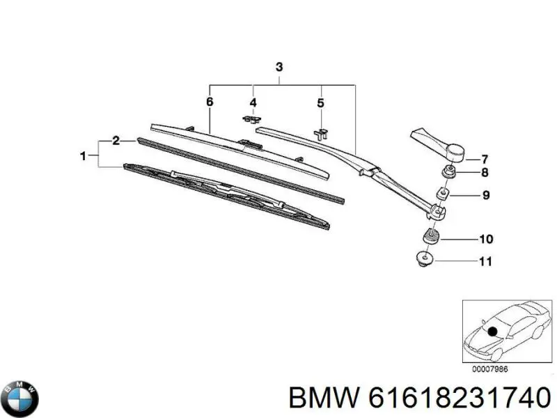  BMW 61618231740 precio, desde 8,20 EUR