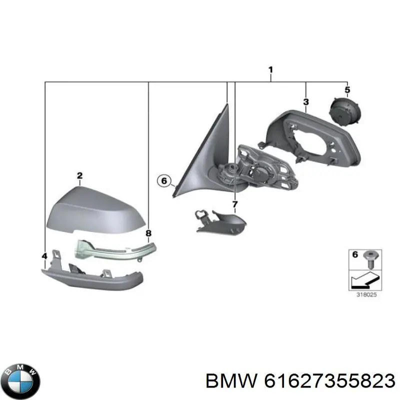 Limpiaparabrisas posterior BMW 61627355823