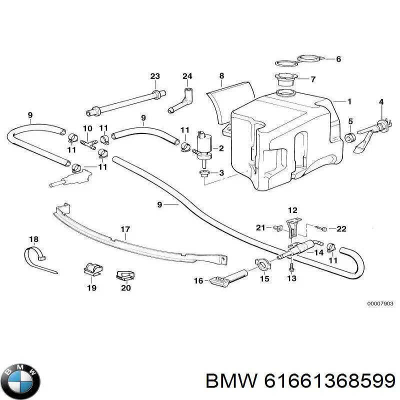  BMW 61661368599 precio, desde 4,36 EUR