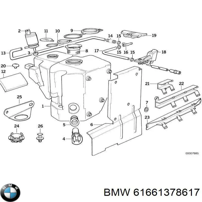  BMW 61661378617 precio, desde 13,01 EUR
