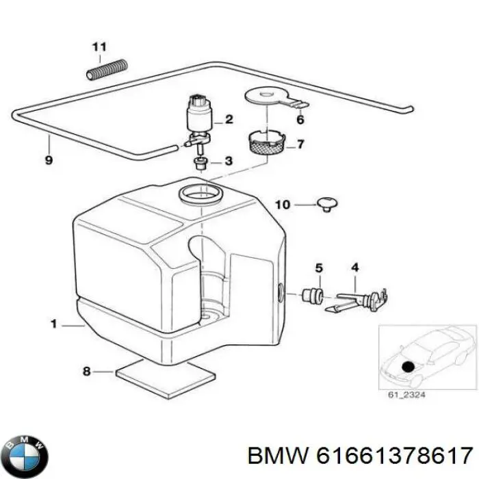 Comprar 61661378617 BMW 