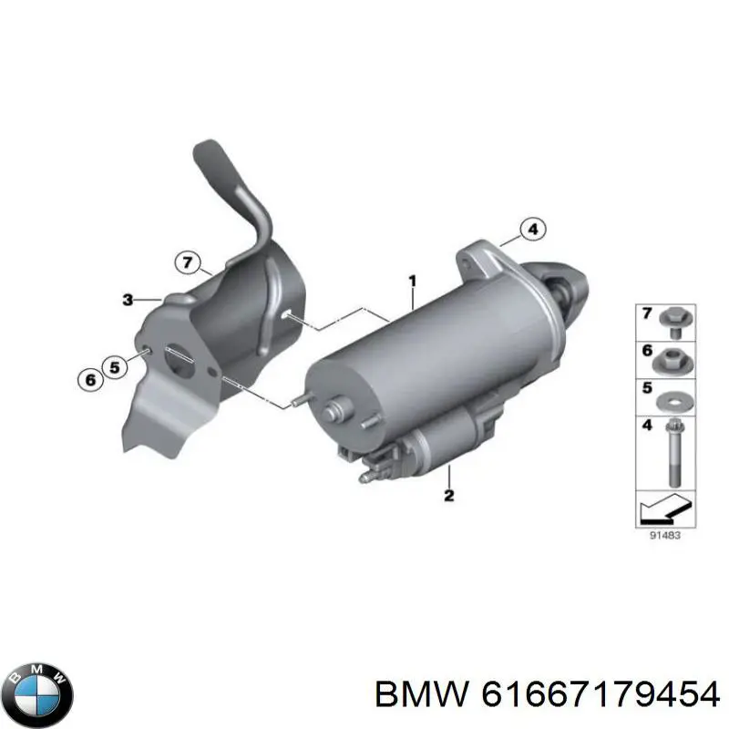 Deposito del lavaparabrisas BMW 5 familiar (E61) (2003 - 2009) precio, desde 128,28 EUR