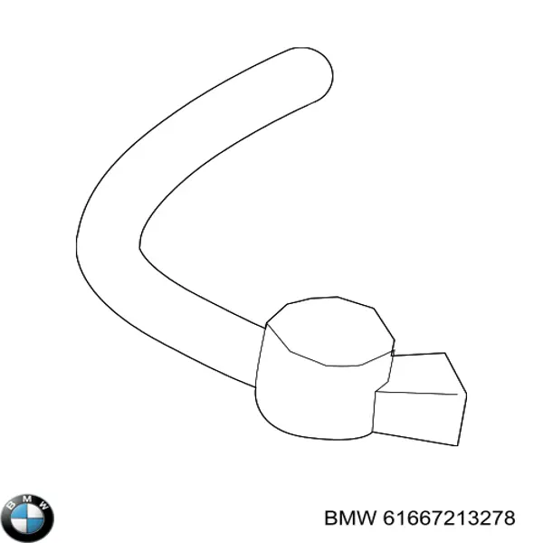 Llenado de depósito del agua de lavado BMW 61667213278