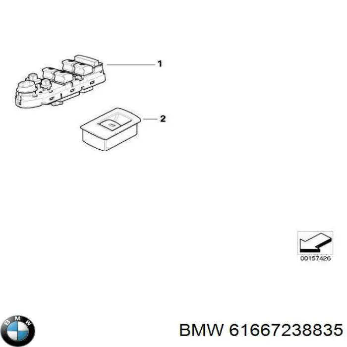 Boquilla del lavaparabrisas BMW 61667238835 precio, desde 162,84 EUR